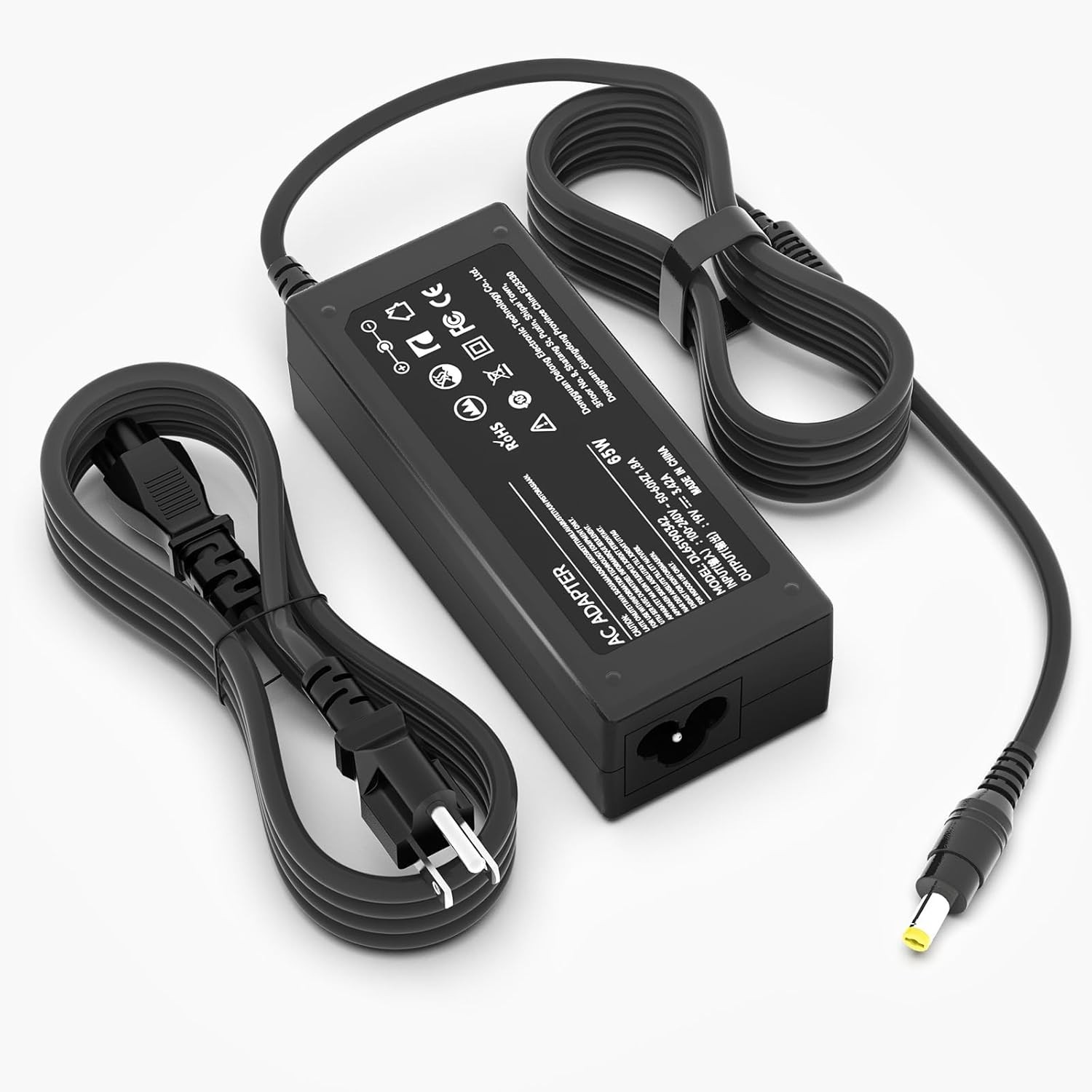 19V Power Cord for Acer Monitor R240HY, SB220Q, S220HQL, S232HL, S202HL, S230HL