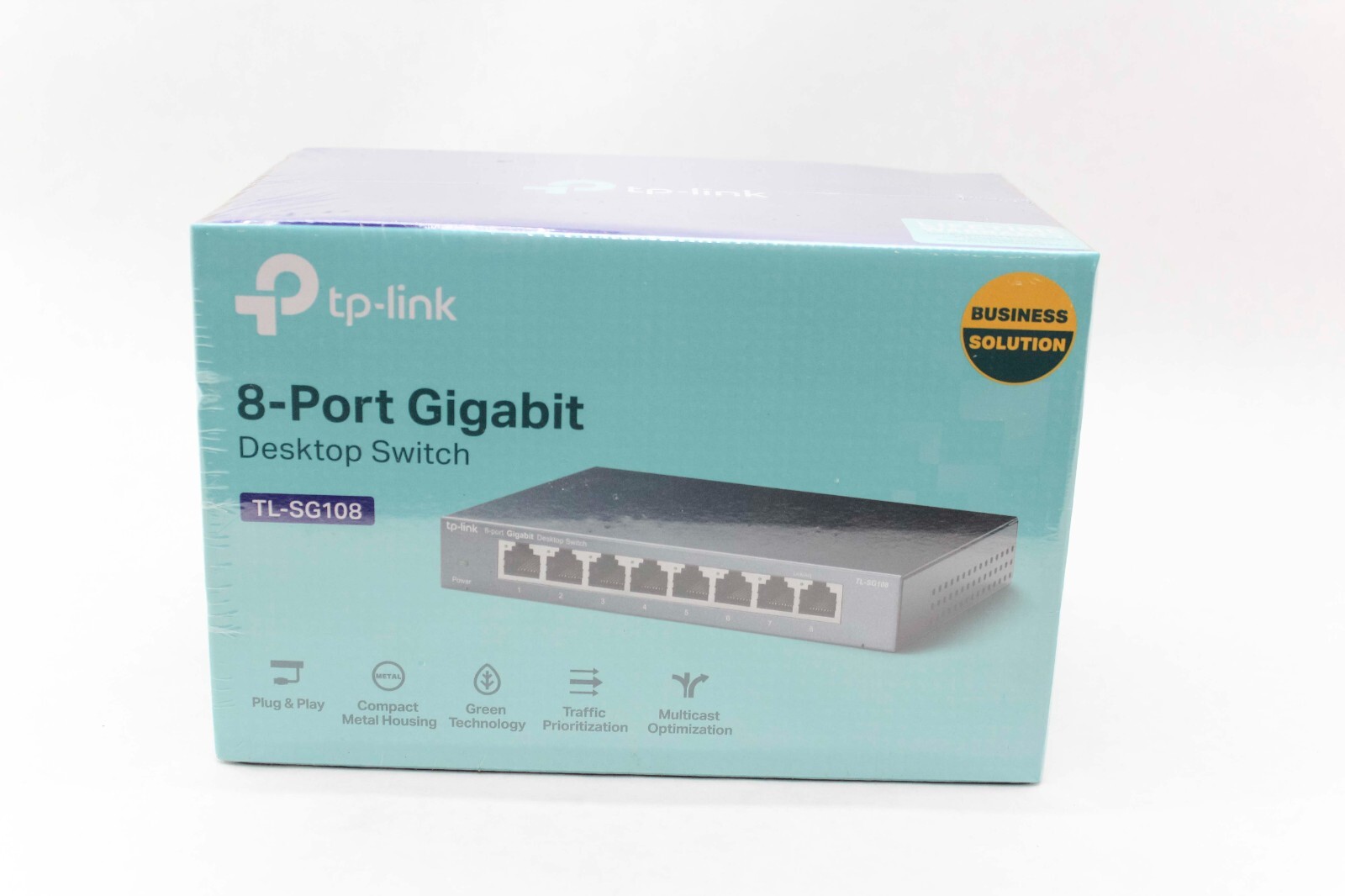 TP Link 8 Port Gig Switch, Model TL-SG108 , BRAND NEW SEALED UNUSED