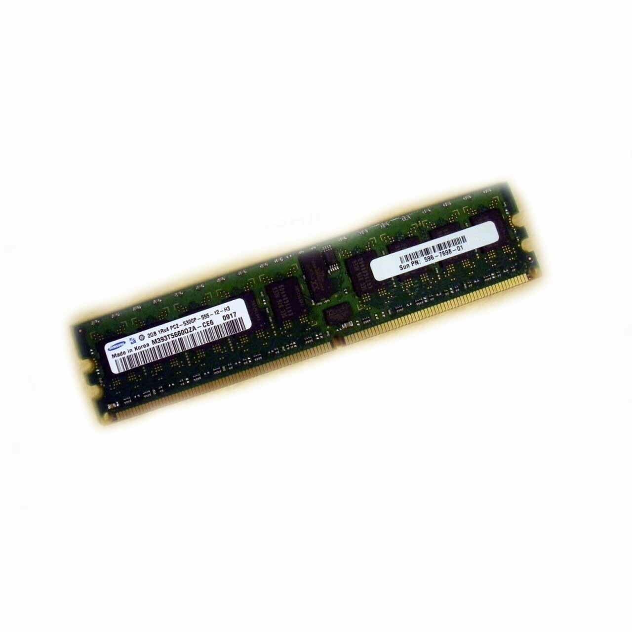 Sun 596-7698 Memory 2GB DDR-667 PC2-5300 DIMM
