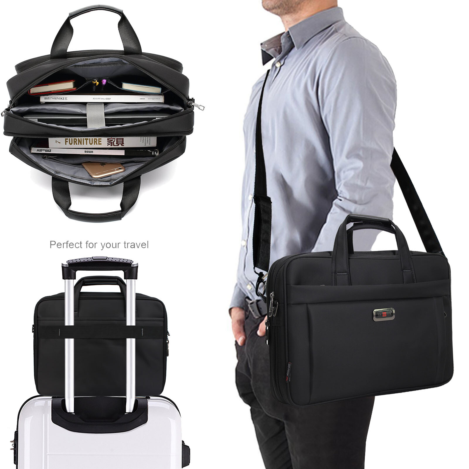 Carry-All Zipper Sleeve Bag Case for All Laptop 14''-16'' Macbook Pro Air Retina
