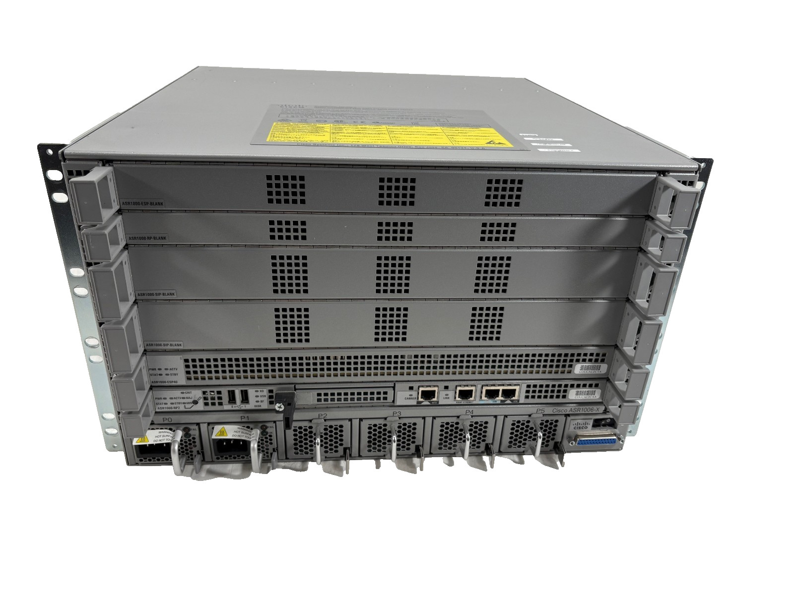 Cisco ASR1006-X 6-Slot Router  w/ ASR1000-RP2  ASR1000-ESP40 ASR1000X-AC-1100W