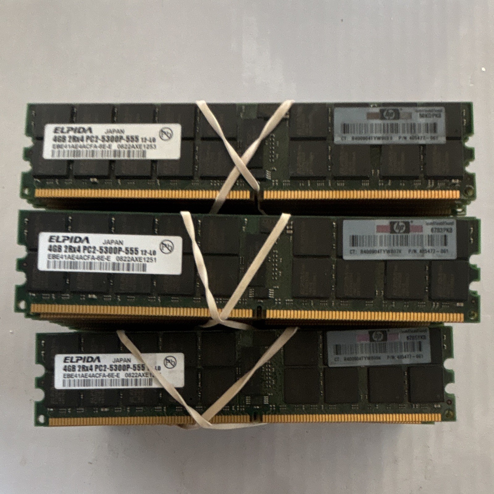 55x 4GB DDR2 PC2 ECC Server RAM Memory Scrap Gold Recovery Untested Lot
