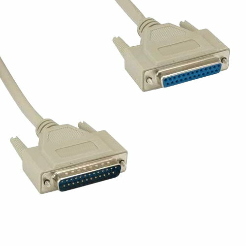 KNTK 3ft DB25 to DB25 Extension Cable RS232 Parallel Printer Serial SCSI M/F