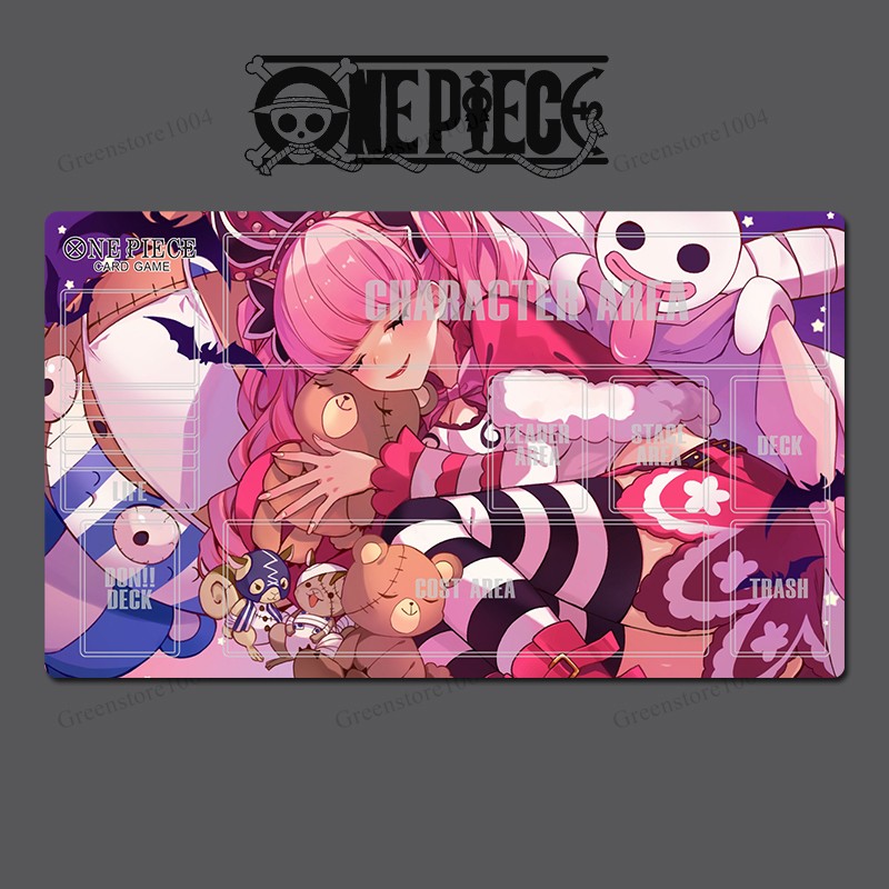 Perona O-P Table Playmat OPCG TCG CCG Mouse Pad Trading Card Game Mat With Bag