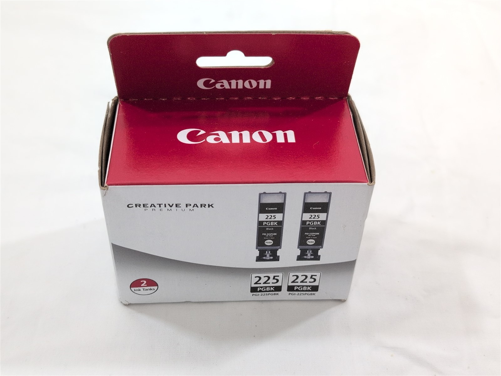 NEW Genuine Canon PGI-225 PGBK 2 Black Ink Cartridges Sealed Twin Pack OEM