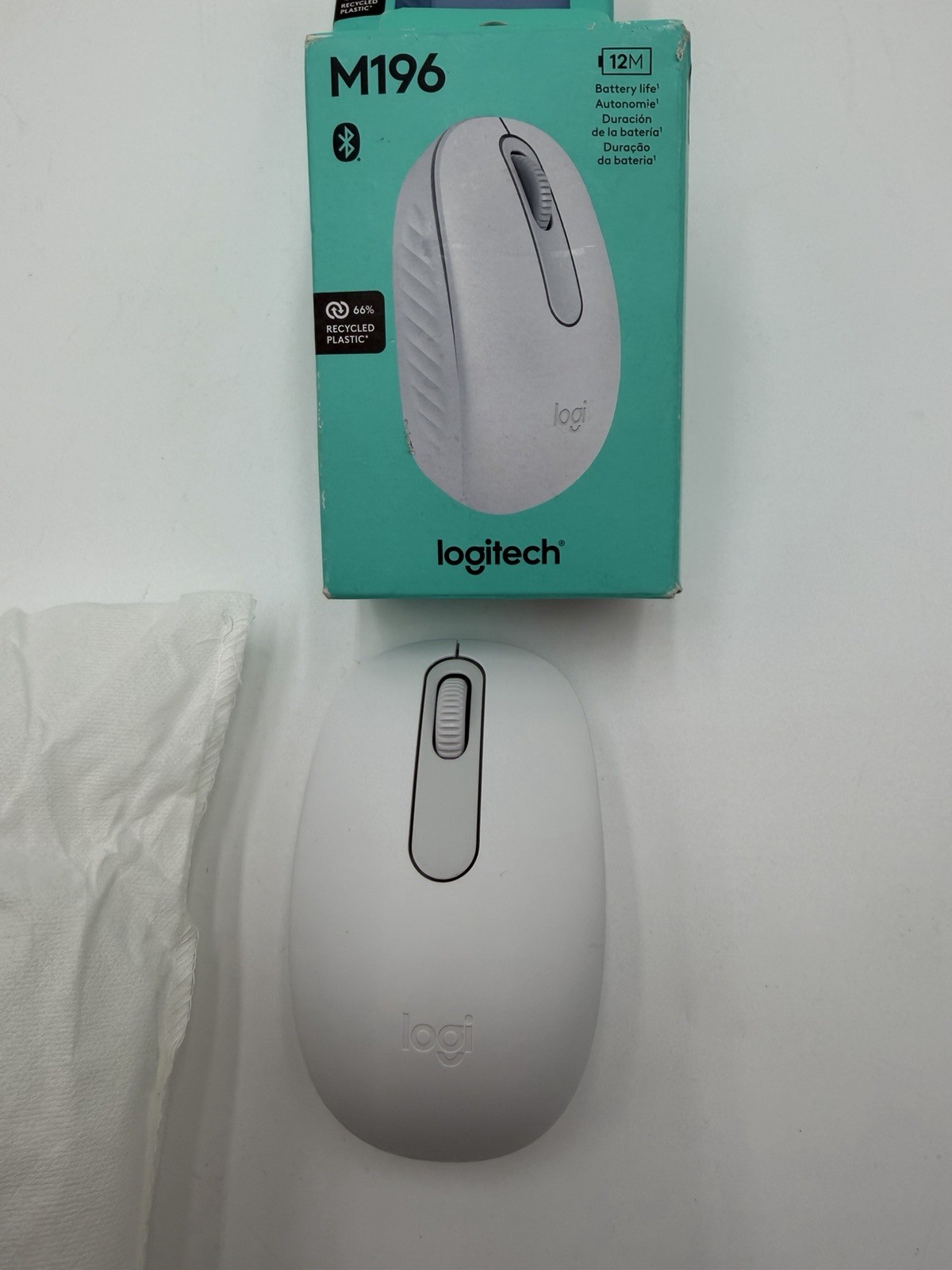 Logitech - M196 Lightweight Bluetooth Wireless Optical Mouse