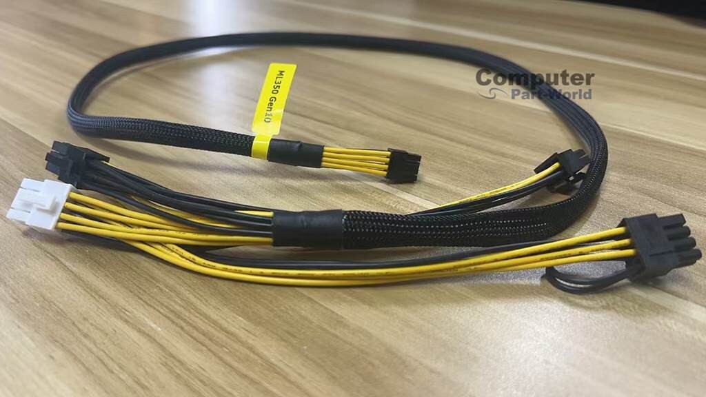 GPU 879289-001 1x8Pin to 1x8Pin+2x6pin+1x8pin (Tesla) for DL380 ML350 G10 100cm