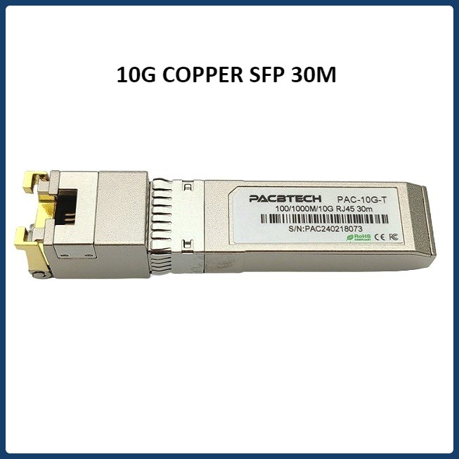 Fully Compatibility 10GBase-T Module SFP-10G-T SFP+ to RJ45 Copper 30M