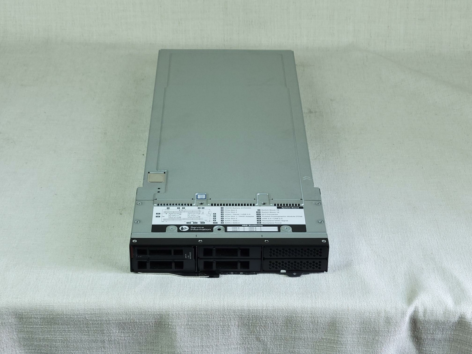 Lenovo SD530 CTO Node Server for 7X20 ThinkSystem D2 Enclosure - 2x Heatsink, BP