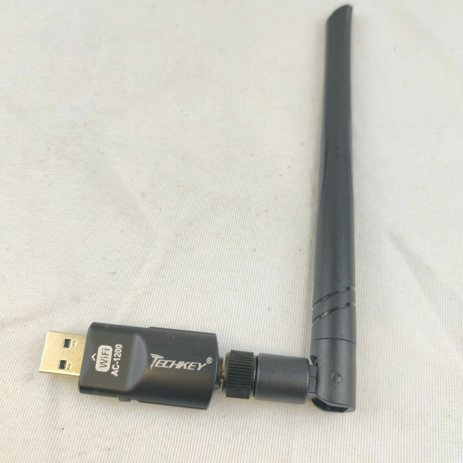 Dual Band Wireless USB Adapter Techkey Model AC-1200 TESTED