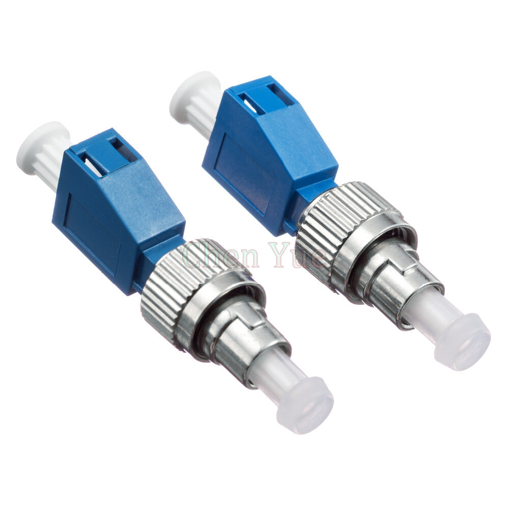 2pcs LC/UPC Female to FC/UPC Male LC-FC SM 9/125 Hybrid Adapter Optical Adaptor