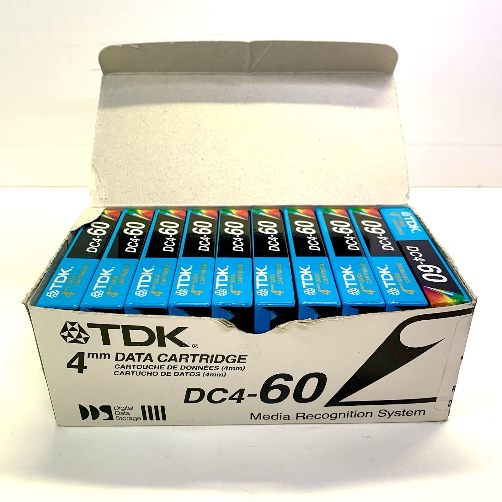 New Sealed 10 Pack TDK DC4-60 4mm Data Cartridge Digital Data Storage