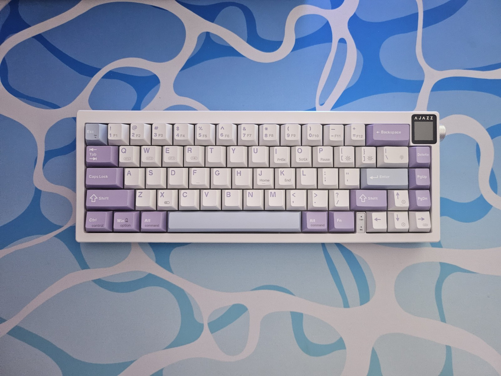AJAZZ AK650 || Custom Wireless 65% Keyboard with Outemu Cream Pink Switches