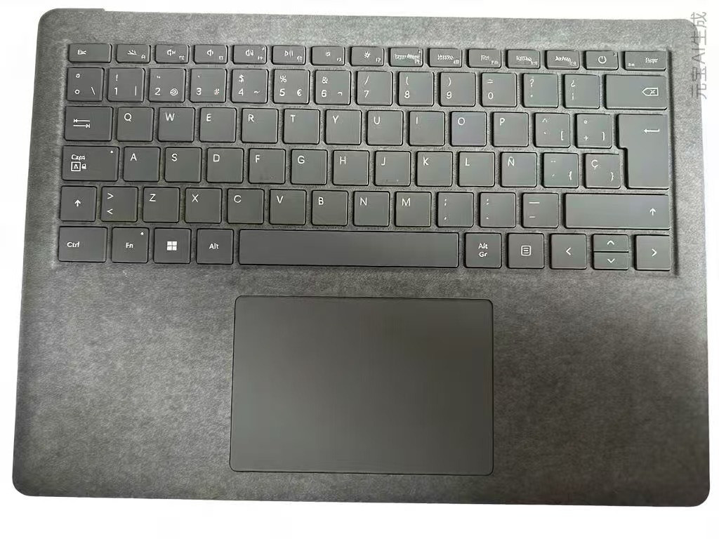 For Microsoft surface laptop 3 4  1868 1951  Topcase keyboard Gray ES Alcantara