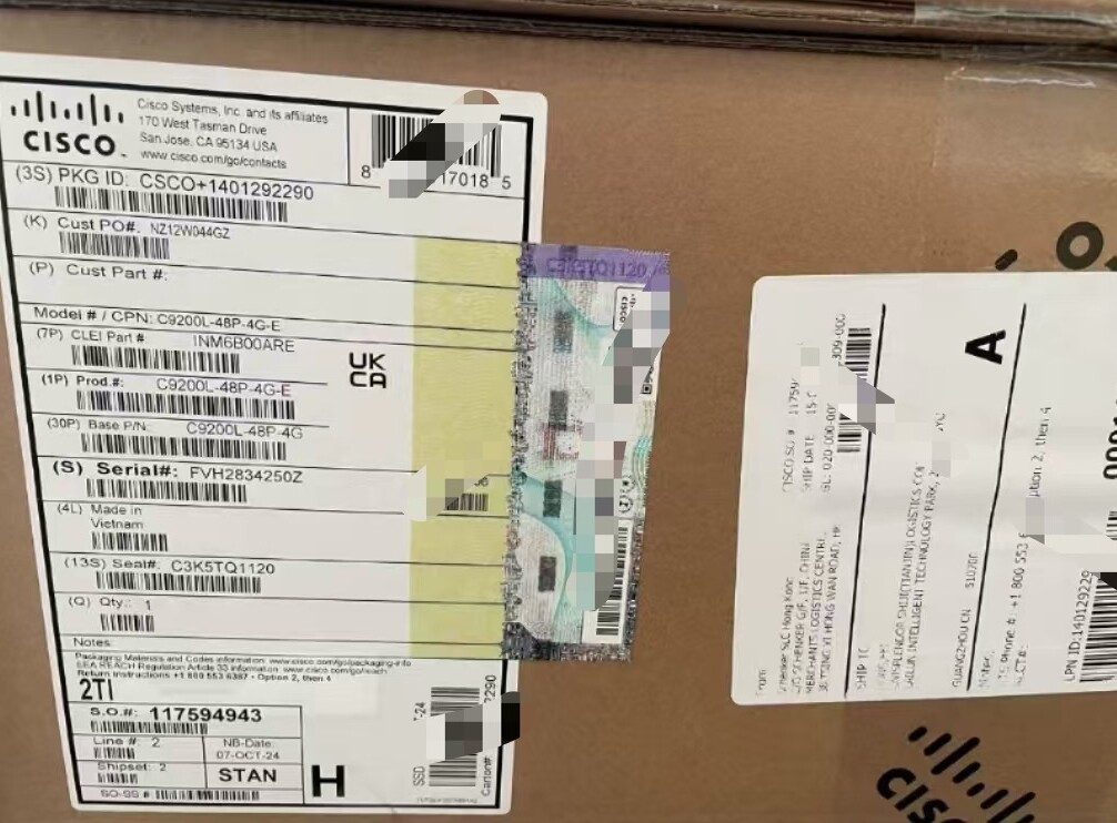 Cisco Catalyst C9200L-48P-4G-E Network Switch 48 Port Gigabit Switch New Sealed