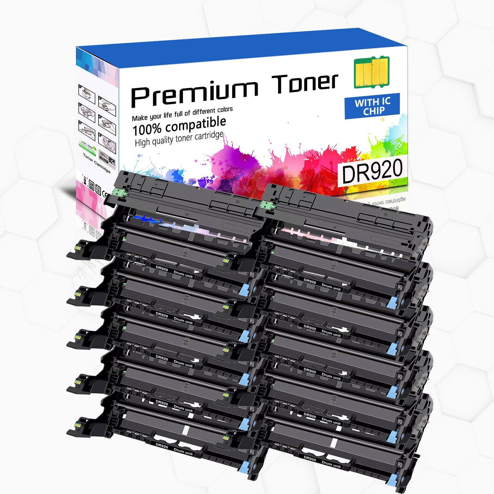 8PK DR920 Drum Unit Fit for Brother TN920 MFC-L6810DW MFC-EX915DW HL-L5210DWT