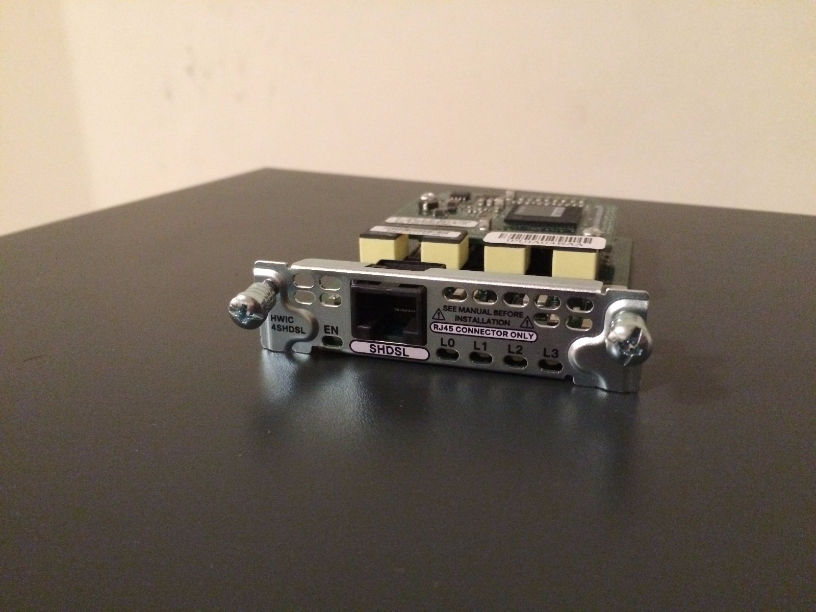 Cisco HWIC-4SHDSL 4-Pair Symmetric High-Bit-Rate DSL High-Speed WAN Card G.SHDSL