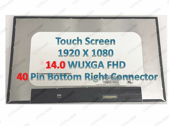 New Touch Screen for Dell DP/N 2T2X6 02T2X6 14" FHD IPS LCD LED Display Panel