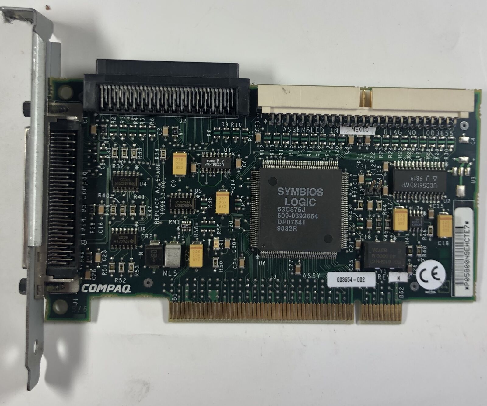 Compaq Prosignia 200 Server 32-Bit PCI SCSI CSI-2/P Controller Card- 199633-001