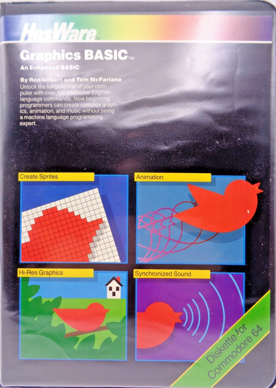 COMMODORE 64/128 -- GRAPHICS BASIC (HESWARE - DISK)