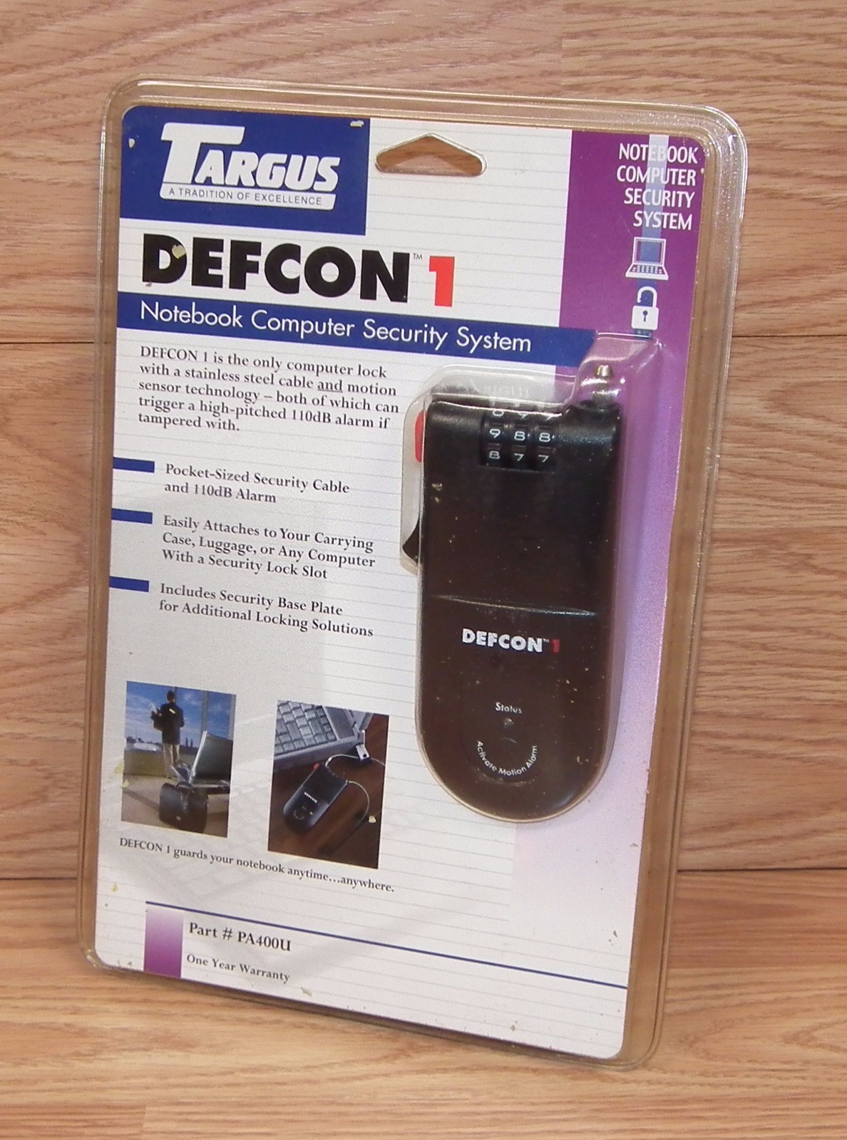 Genuine Targus (PA400U) Defcon 1 Notebook Computer Security System **NEW** 
