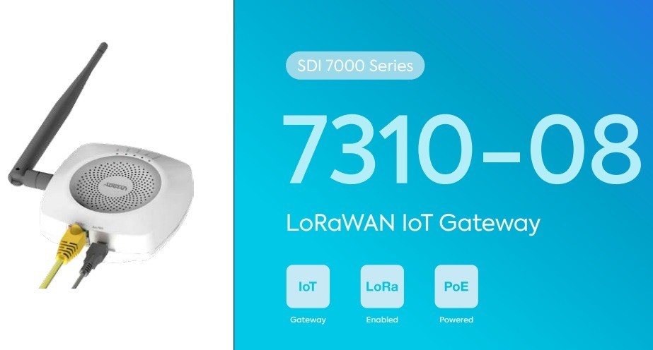 ADTRAN 7310-08 LoRaWAN Gateway - TTN / Helium Compatible 915MHz 8-Ch PoE NIB