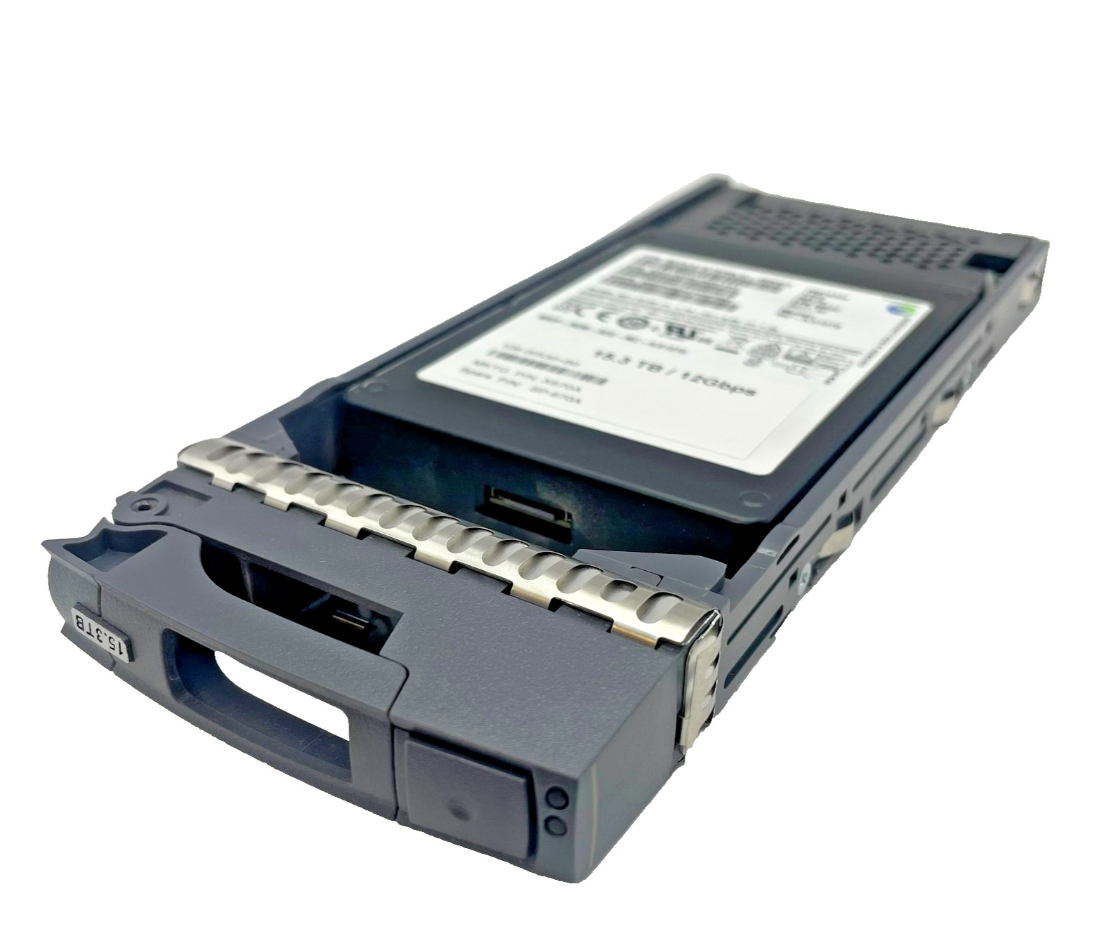 NetApp X670A 15.3TB SAS 12Gb 2.5" SSD w/ Caddy POH 40-60k (C)
