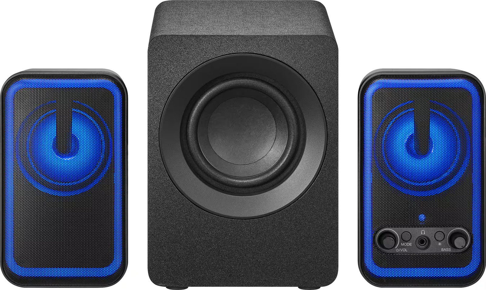 INSIGNIA 2.1 Computer Speaker System Bluetooth RGB NS-CSS2B6
