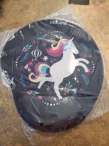 Cute VicTsing Ergonomic Non-Slip Unicorn Mouse Pad w/ Gel Wrist Rest Pad New