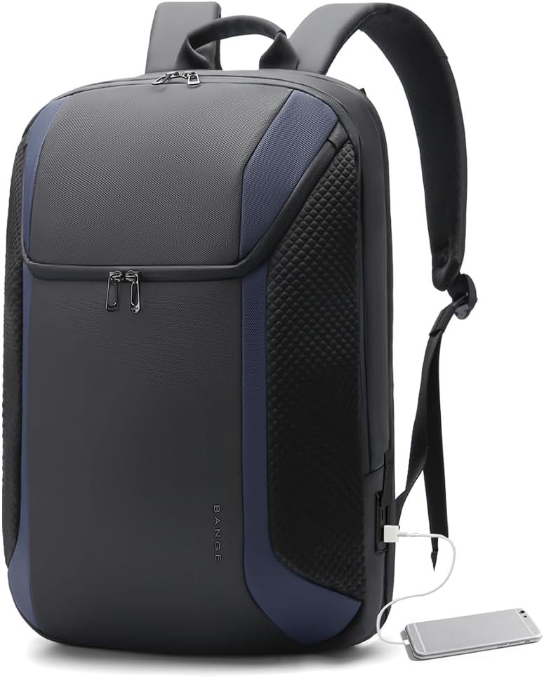 BANGE Smart Business Laptop Backpack Waterproof fit 15.6-17.3 Inch Laptop Large