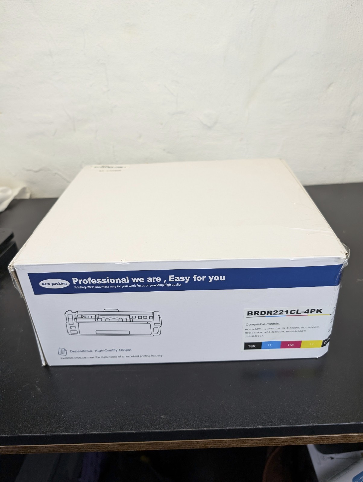 Ksuellpwr DR221CL Drum Unit - High Yield 4 Pack for Brother Printers