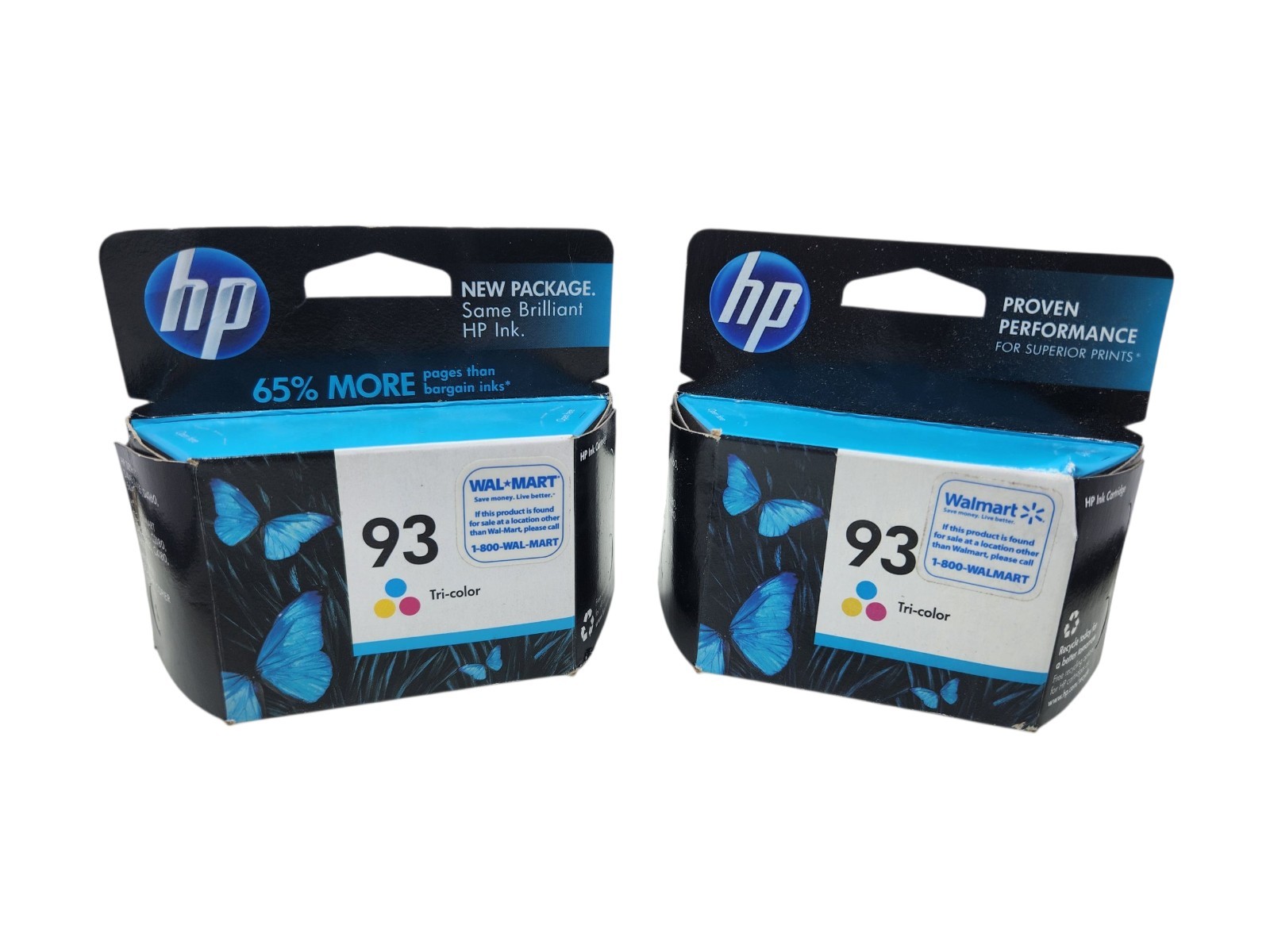 2 PACK Official HP 93 Tri-color Original Ink Cartridge NEW OLD STOCK 2009 2011