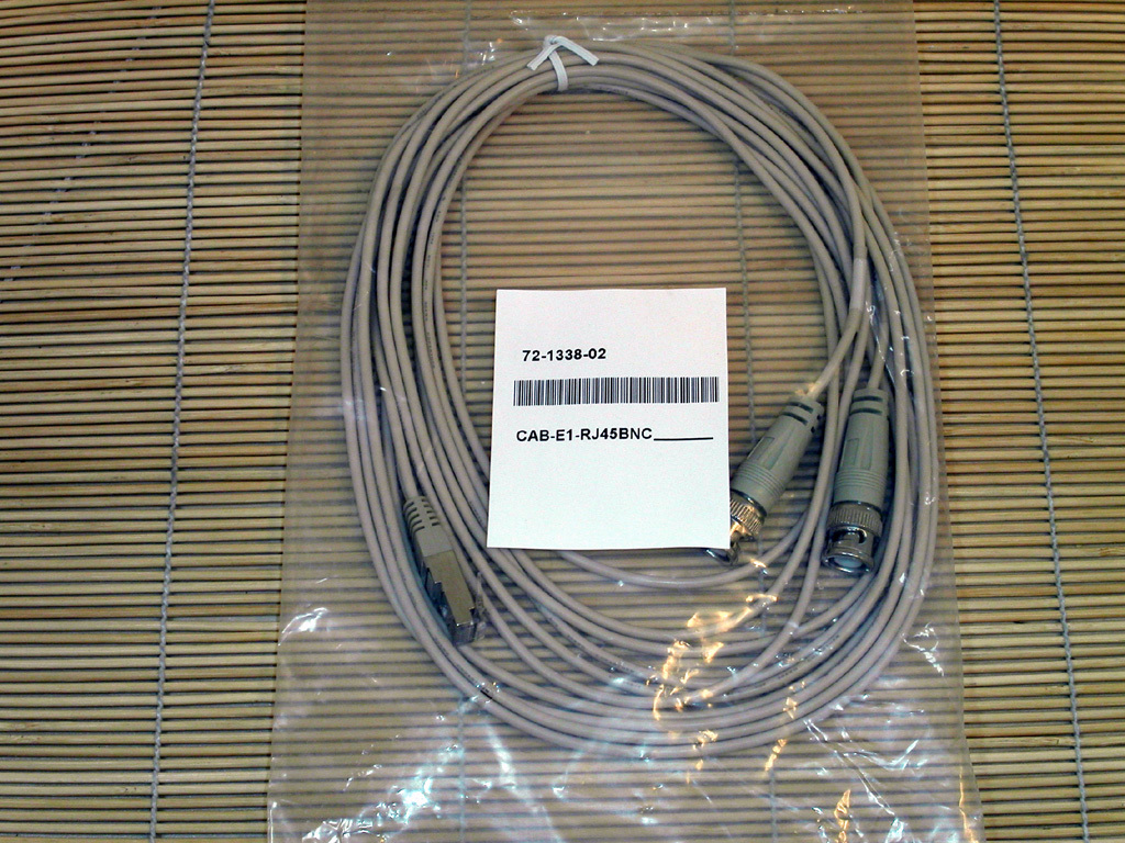 NEW CAB-E1-RJ45BNC for Cisco RJ-45 to BNC Cable Cord 72-1338-0 NEW