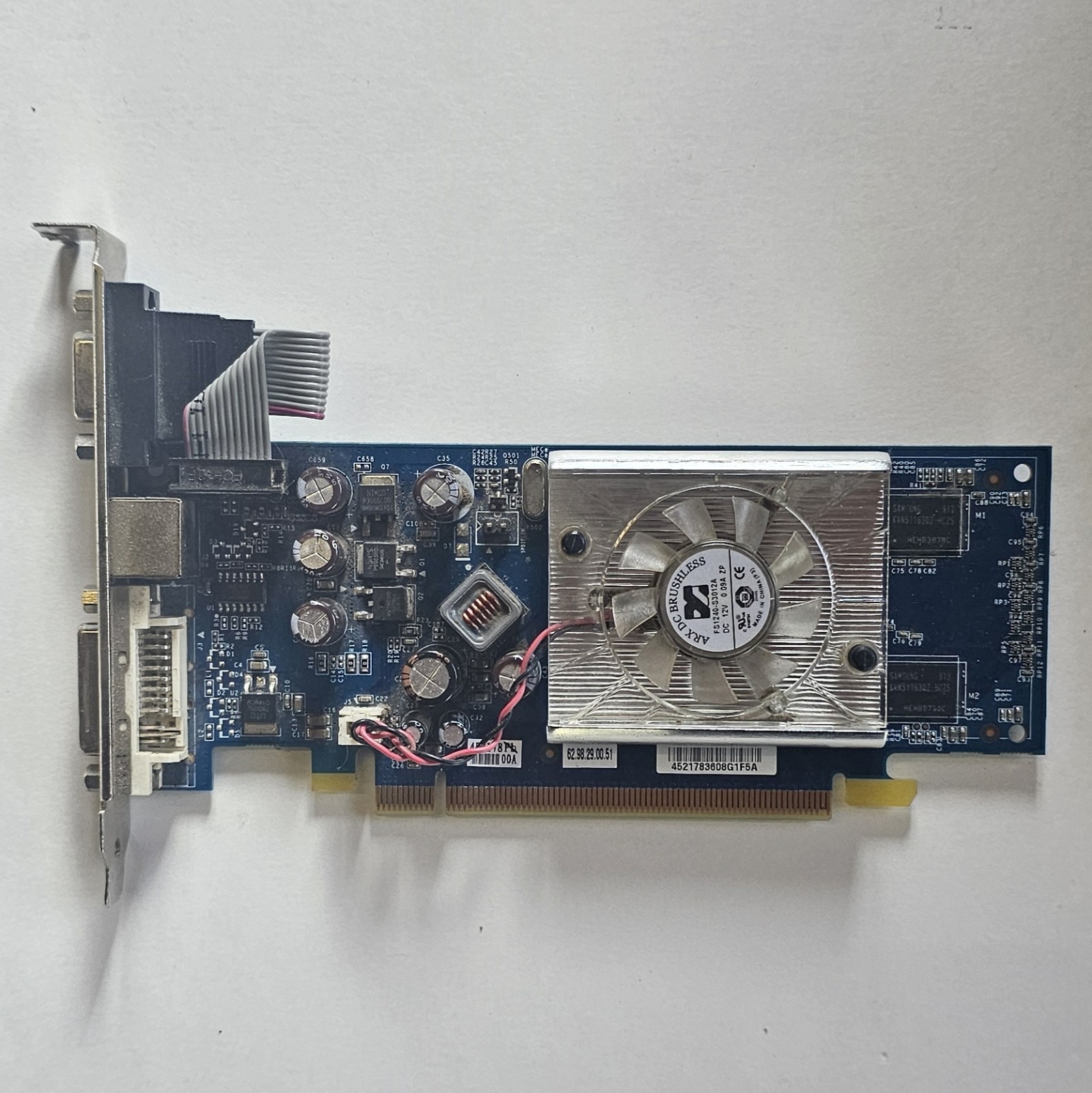 Vintage nVidia GeForce 8400GS GPU 256MB DDR2 Tested VG+ VGA/DVI/S-Video Out