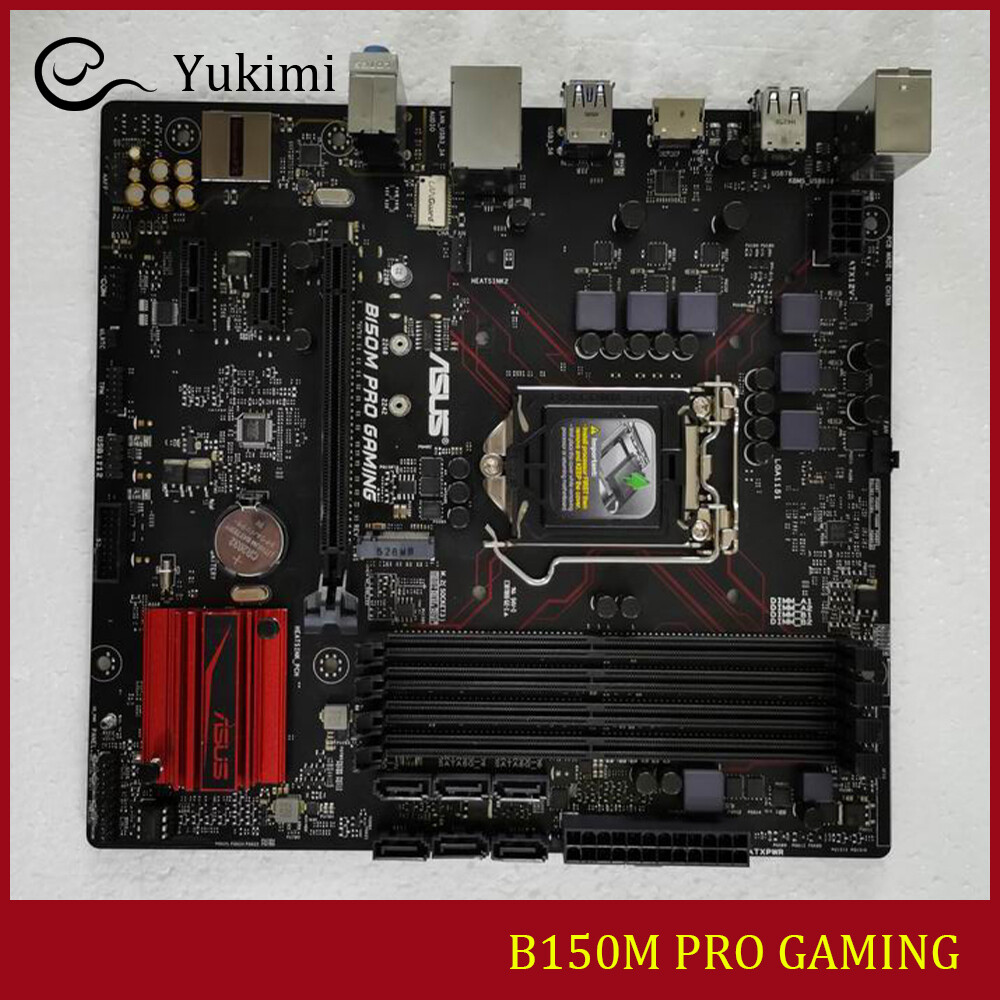 FOR ASUS B150M PRO GAMING DDR4 HDMI LGA 1151 64GB Motherboard Test OK
