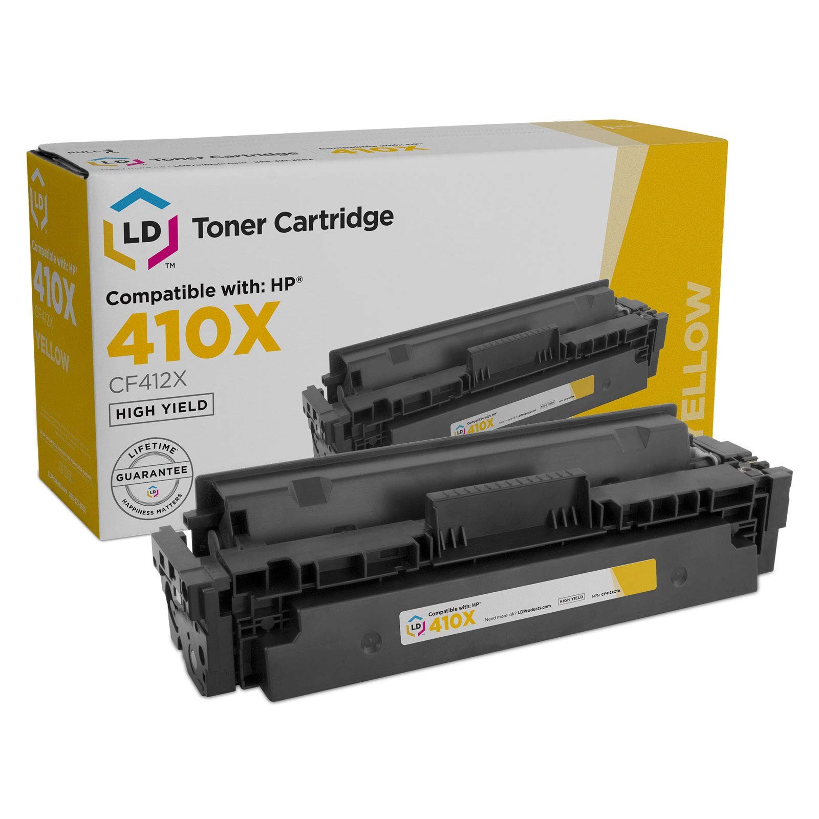 Compatible Toner Replacement for HP 410X CF412X HY (Y)