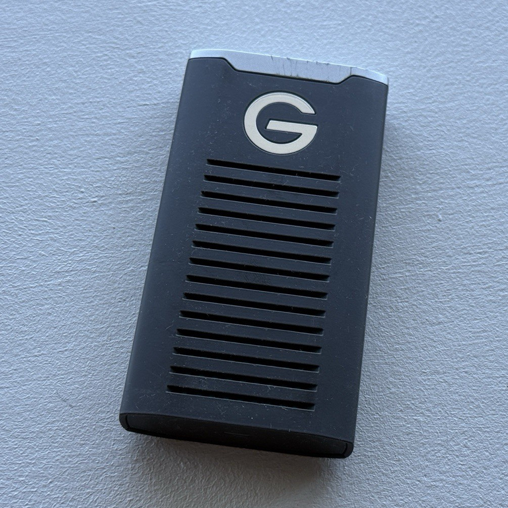 G-Technology G-DRIVE Mobile SSD 2TB Portable External SSD USB 3.1 Black