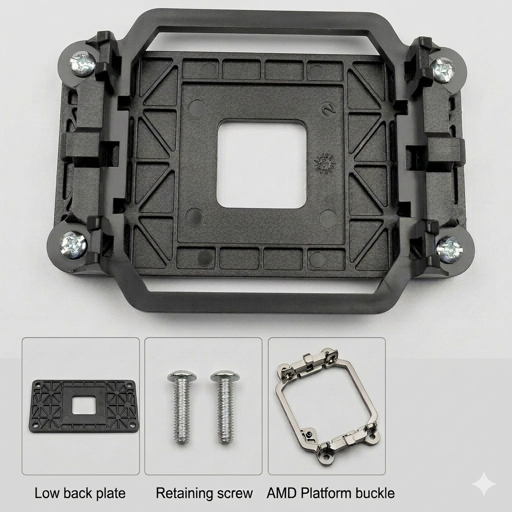 CPU Cooler Retention Bracket Mount For AMD Socket AM3 AM3+ AM2 AM2+ FM1 FM2 940