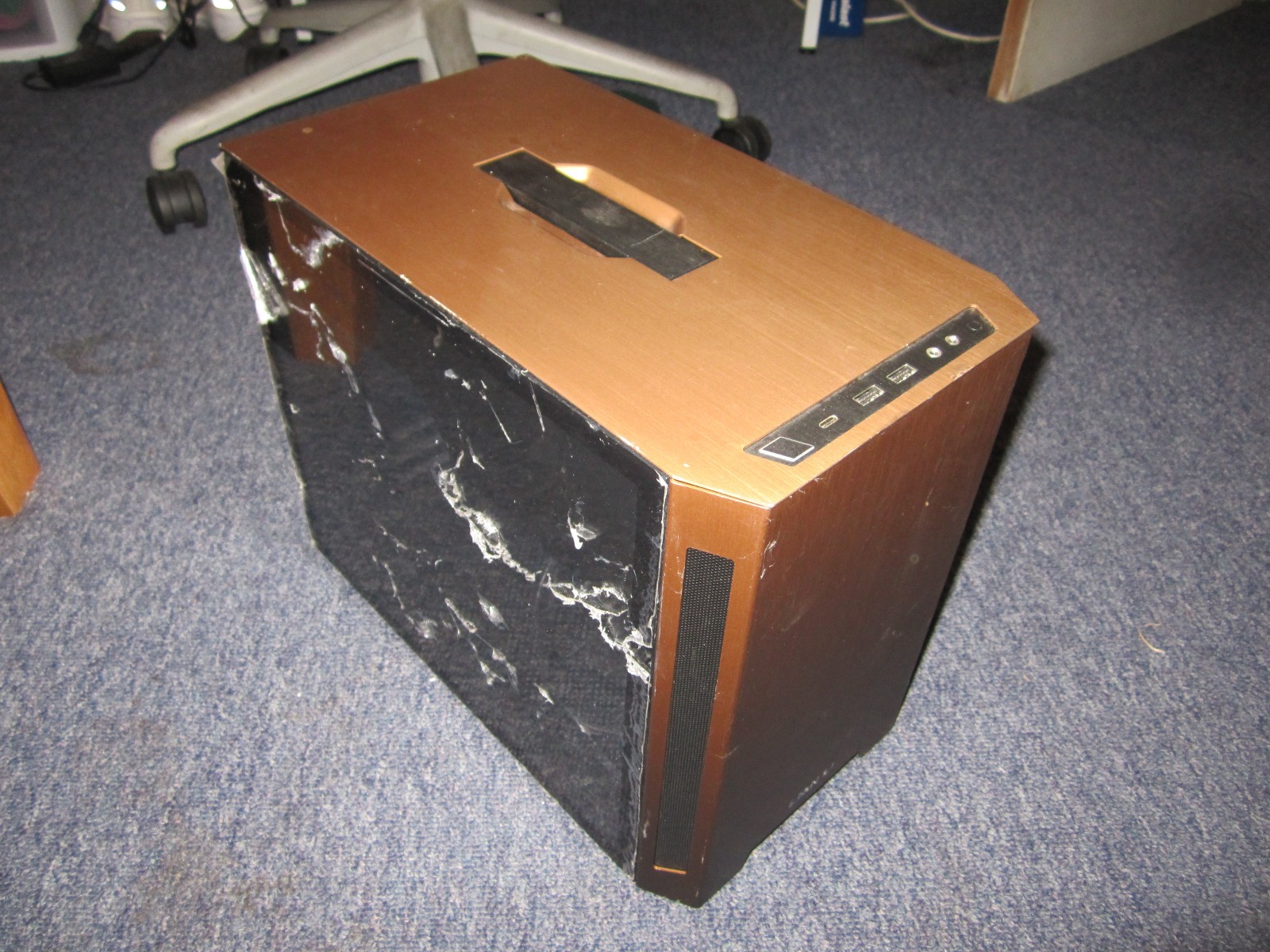 Lian Li TU150 ITX Computer Case BRAND NEW NO BOX COPPER/BLACK