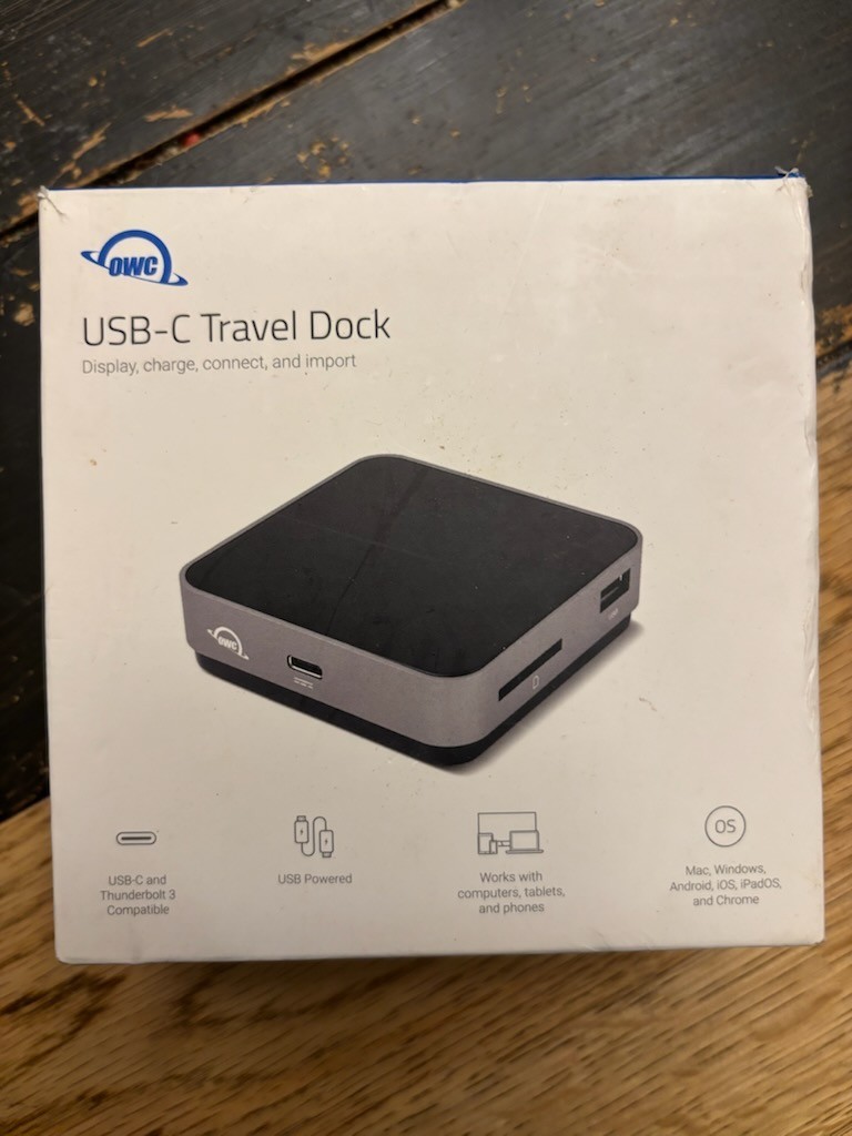 OWC USB Type-C Travel Dock (Space Gray) NEW
