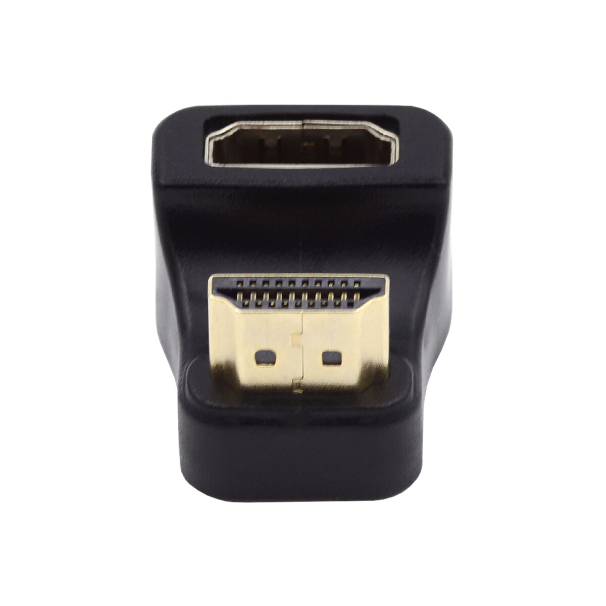 Cablecy 360 Degree Up Opposite U Shape Back Angled HDMI Male to HDMI Adapter