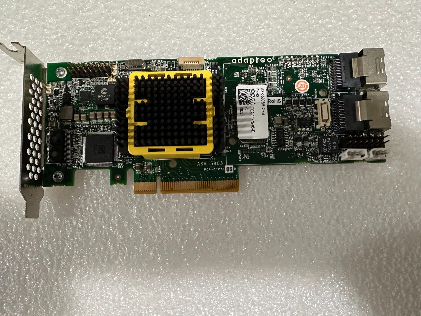 Adaptec ASR-5805/512MB 8-Port PCI-e SAS RAID Controller