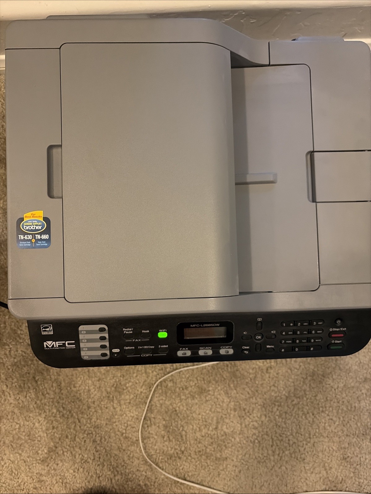 Brother MFC-L2685DW All-in-One Monochrome Laser Printer