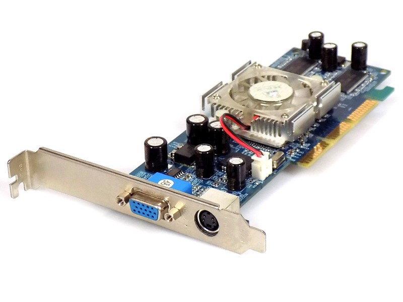 64MB XFX Nvidia GeForce4 MX440SE V1.1 GDDR AGP 1.5V/3.3V Retro Graphics Card VGA