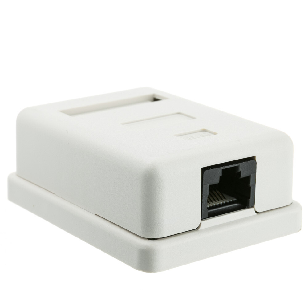 Cat5e Surface Mount Box (Ships Same Day) Discount on Quantity 