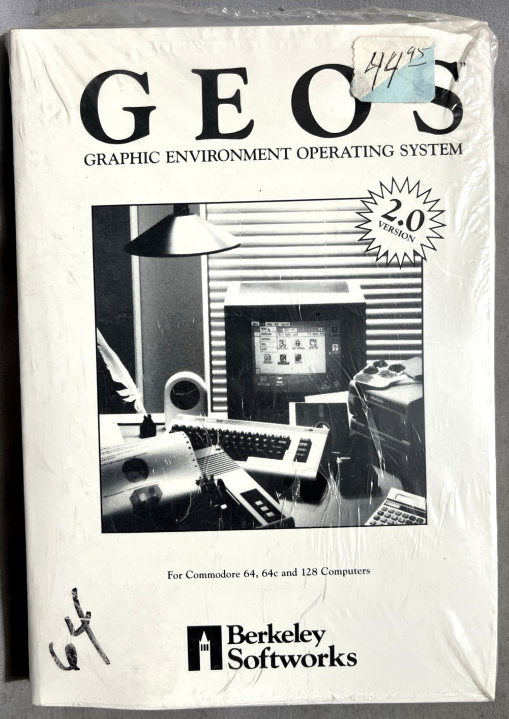 NIB GEOS Commodore 64 Version 2.0 Berkeley Softworks 1995