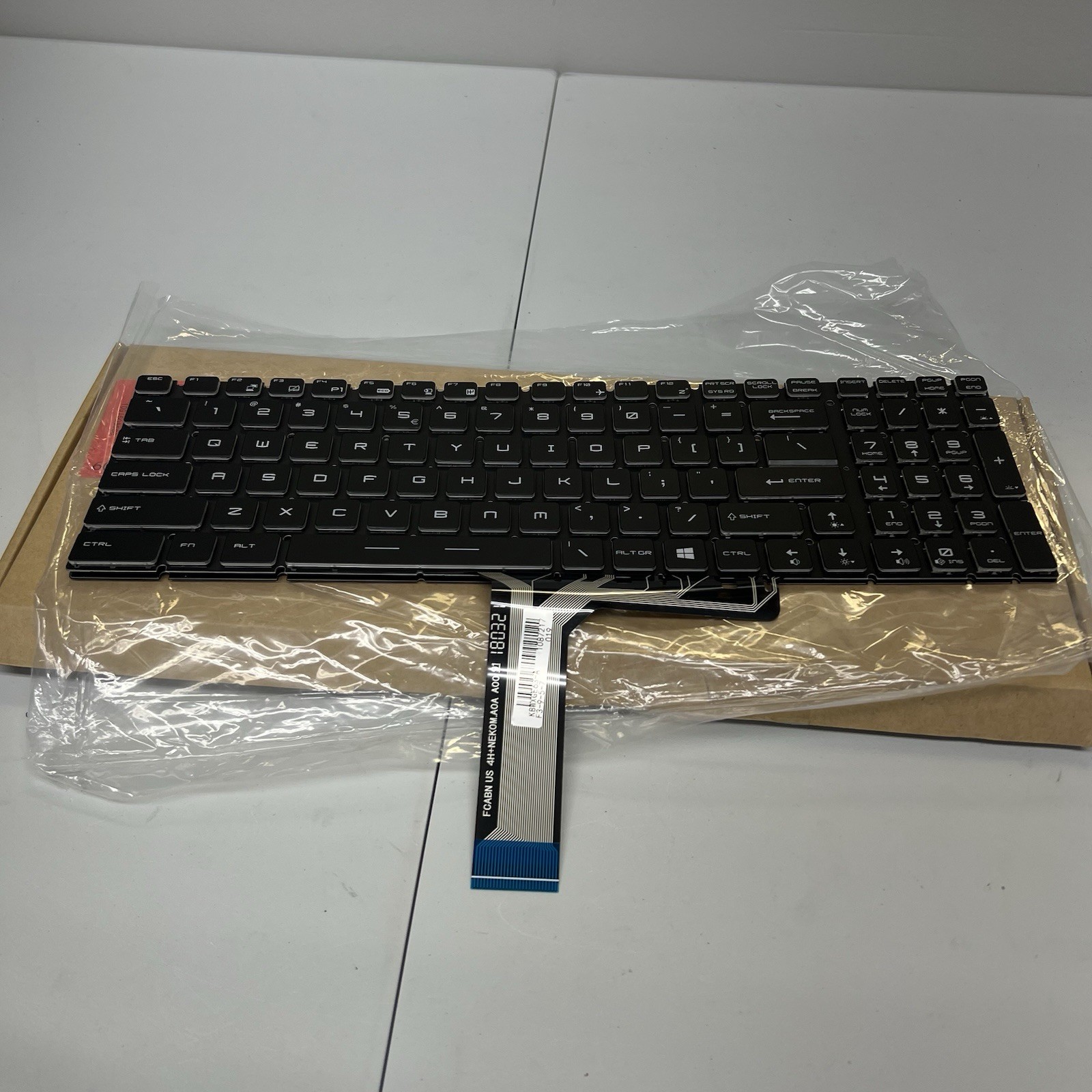 RGB Backlit Keyboard for MSI GS75 GE75 GP75 GL75 GL65 GP65 Laptop US Layout