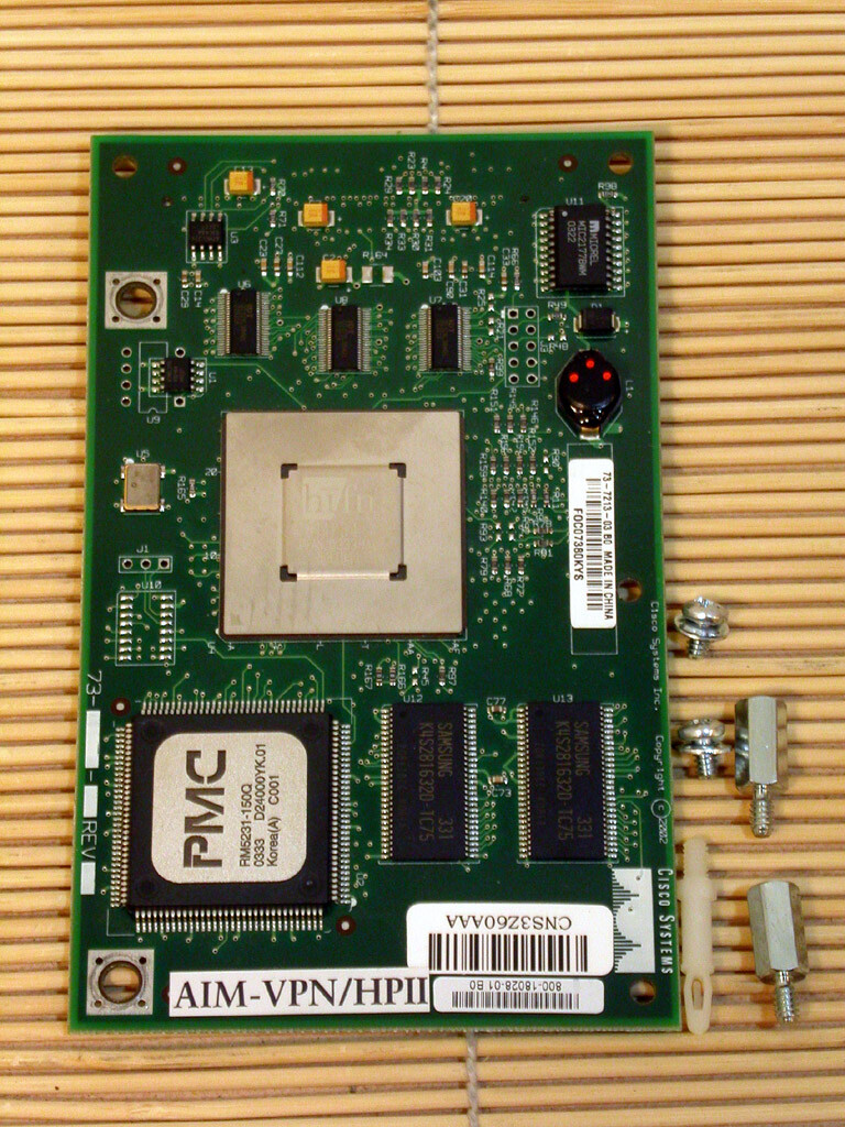 Cisco AIM-VPN/HPII DES/3DES/AES VPN Encryption Module