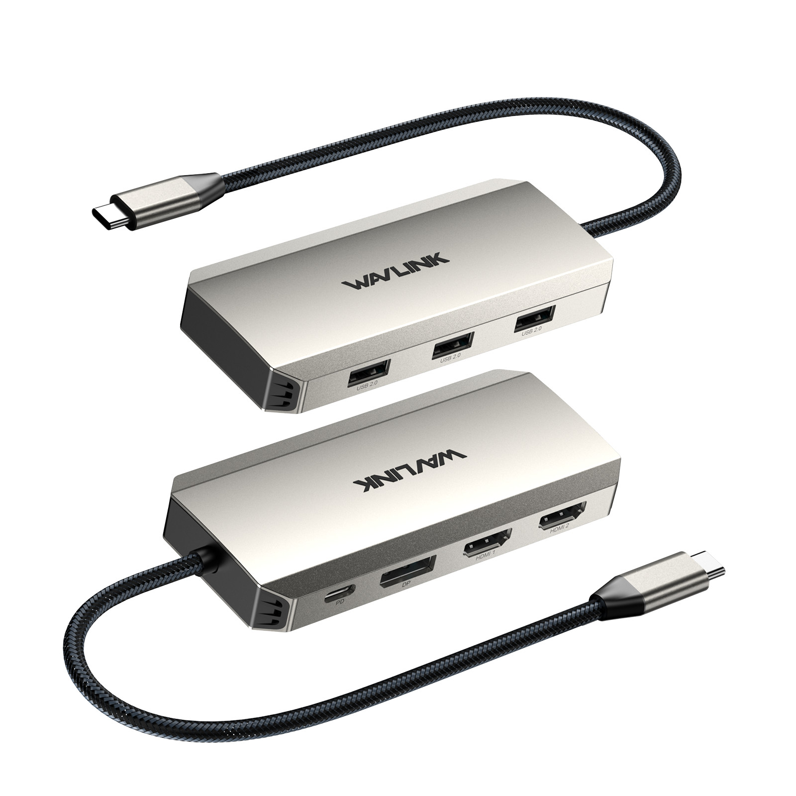 USB C Triple Display Docking Station 95W Charging Single 8K Triple 4K@60Hz Hub