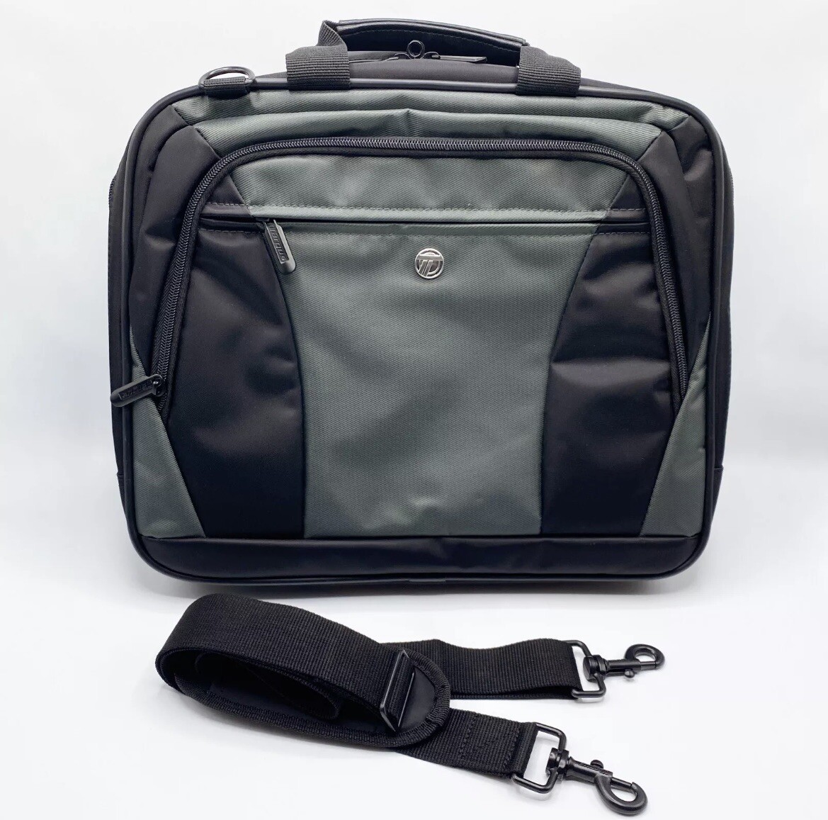 TARGUS CityLite CVR400 Briefcase 14 inch Laptop Bag Carry On - Gray Green Black